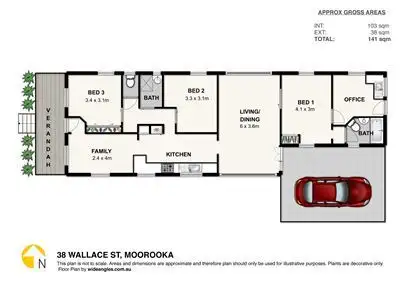 Floorplan of Homely house listing, 38 Wallace Street, Moorooka QLD 4105