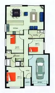 Floorplan of Homely house listing, 6 Woods Court, Munno Para SA 5115