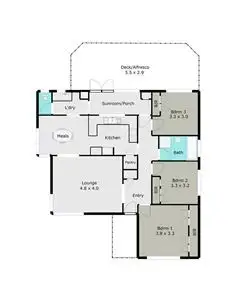 Floorplan of Homely house listing, 330 Forest Street, Wendouree VIC 3355