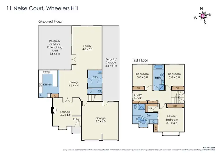 Floorplan of Homely house listing, 11 Nelse Court, Wheelers Hill VIC 3150