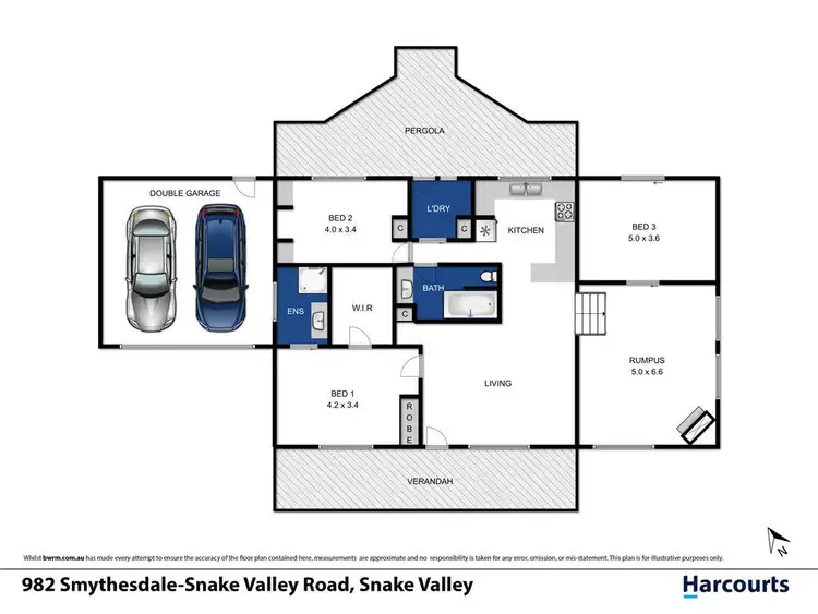 Floorplan of Homely house listing, 982 Smythesdale - Snake Valley Road, Snake Valley VIC 3351