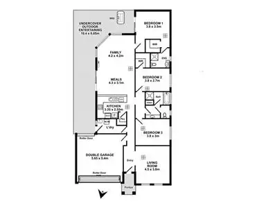 Floorplan of Homely house listing, 25 Fryer Street, Hallett Cove SA 5158