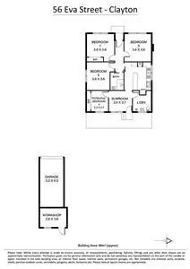 Floorplan of Homely house listing, 56 Eva Street, Clayton VIC 3168
