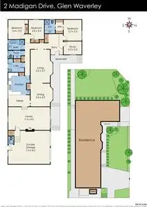 Floorplan of Homely house listing, 2 Madigan Drive, Glen Waverley VIC 3150