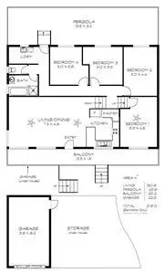 Floorplan of Homely house listing, 39 The Crescent, Mccracken SA 5211