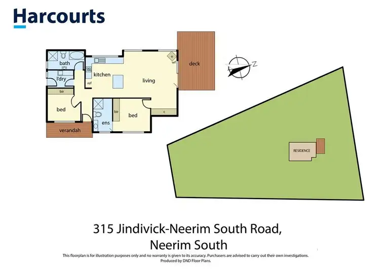 Floorplan of Homely rural property listing, 315 Jindivick-Neerim South Road, Neerim South VIC 3831