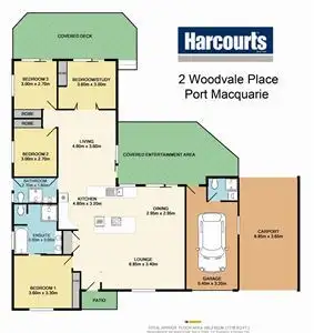 Floorplan of Homely house listing, 2 Woodvale Place, Port Macquarie NSW 2444