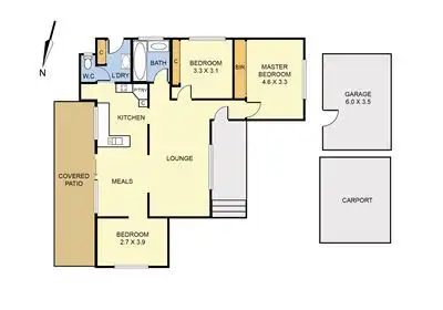 Floorplan of Homely house listing, 318 Dorset Road, Boronia VIC 3155