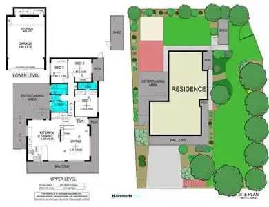 Floorplan of Homely house listing, 45 Columbia Crescent, Hallett Cove SA 5158