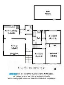 Floorplan of Homely house listing, 2 Thistle Street, Gagebrook TAS 7030