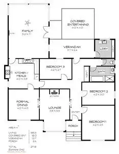 Floorplan of Homely house listing, 23 The Parkway, Victor Harbor SA 5211