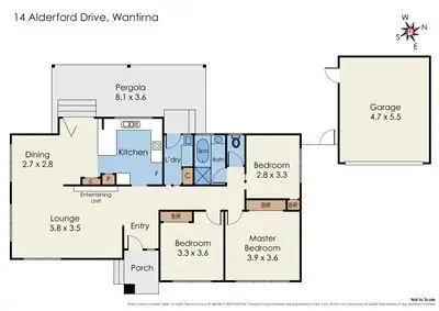 Floorplan of Homely house listing, 14 Alderford Drive, Wantirna VIC 3152
