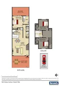 Floorplan of Homely townhouse listing, 6/6-12 Orana Avenue, Seven Hills NSW