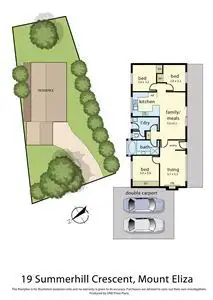 Floorplan of Homely house listing, 19 Summerhill Crescent, Mount Eliza VIC 3930