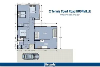 Floorplan of Homely house listing, 2 Tennis Court Road, Huonville TAS 7109