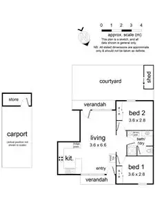 Floorplan of Homely unit listing, 7/230 Bayswater Road, Bayswater North VIC 3153