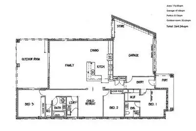 Floorplan of Homely house listing, 51 Curnow Court, Evanston Park SA 5116