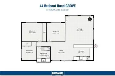 Floorplan of Homely house listing, - Addess available upon request, Grove TAS 7109