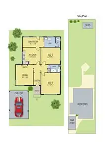 Floorplan of Homely house listing, 38 Compton Street, Reservoir VIC 3073