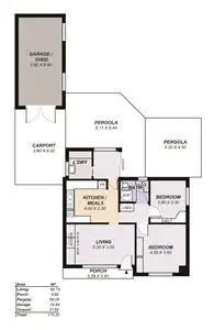 Floorplan of Homely house listing, 45 Nelson Street, South Plympton SA 5038
