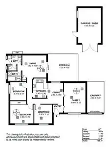 Floorplan of Homely house listing, 8 Zurich Road, Craigmore SA 5114