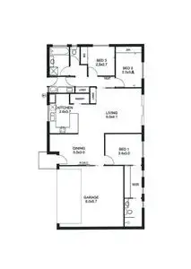 Floorplan of Homely house listing, 3/1A Beaton Street, Exeter TAS 7275
