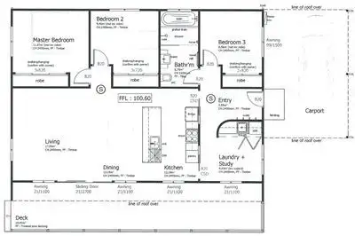 Floorplan of Homely house listing, 7 Elise Drive, Dodges Ferry TAS 7173