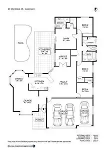 Floorplan of Homely house listing, 24 Montclare Court, Cashmere QLD 4500