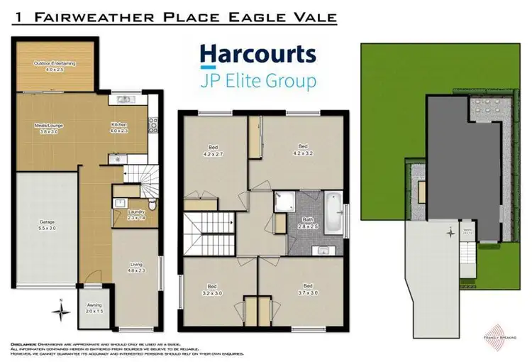 Floorplan of Homely house listing, 1 Fairweather Place, Eagle Vale NSW 2558