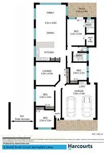 Floorplan of Homely house listing, 6 Grand South Circuit, Springfield Lakes QLD 4300