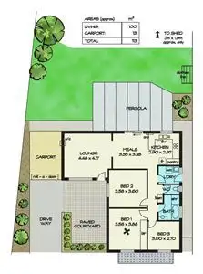 Floorplan of Homely house listing, 1 Andrew Court, Aberfoyle Park SA 5159