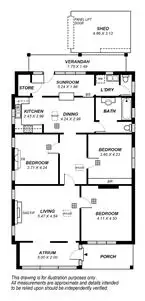 Floorplan of Homely house listing, 1 Ascot Avenue, Dulwich SA 5065