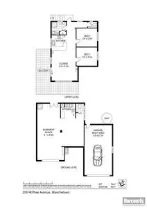 Floorplan of Homely house listing, Lt 209 McPhee Ave, Blanchetown SA 5357