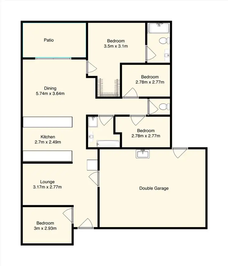 Floorplan of Homely house listing, 12 Denham Crescent, North Lakes QLD 4509