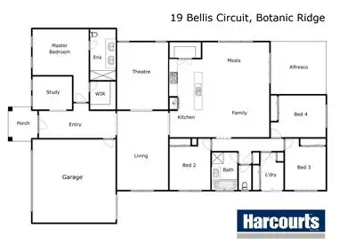 Floorplan of Homely house listing, 19 Bellis Circuit, Cranbourne South VIC 3977