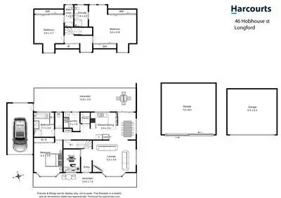 Floorplan of Homely house listing, 46 Hobhouse Street, Longford TAS 7301
