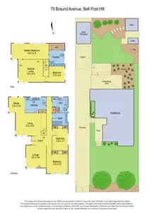 Floorplan of Homely house listing, 79 Braund Avenue, Bell Post Hill VIC