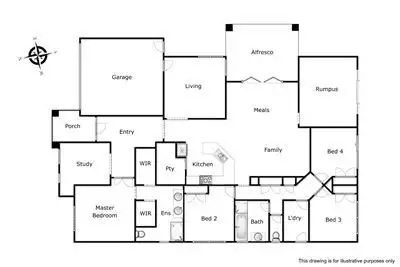 Floorplan of Homely house listing, 74-76 Worthing Road, Devon Meadows VIC 3977
