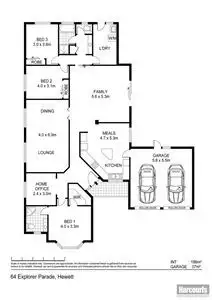 Floorplan of Homely house listing, 64 Explorer Parade, Hewett SA 5118