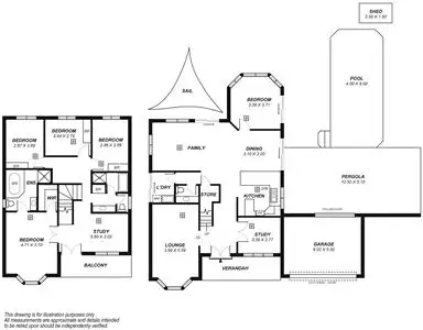 Floorplan of Homely house listing, 10 Yale Lane, Golden Grove SA 5125