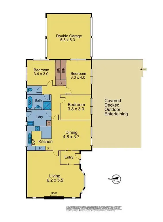 Floorplan of Homely house listing, 5 Manhattan Square, Vermont VIC 3133