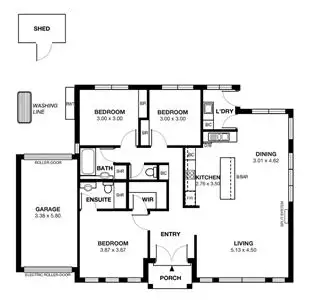 Floorplan of Homely unit listing, 12/9 Hawthorn Road, Mount Barker SA 5251