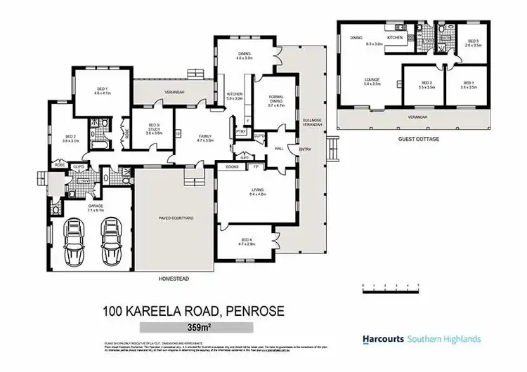 Floorplan of Homely rural property listing, 100 Kareela Road, Penrose NSW 2579