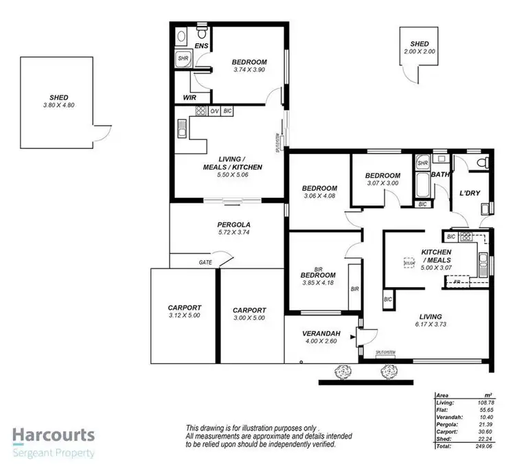 Floorplan of Homely house listing, 33 Macartney Road, Parafield Gardens SA 5107