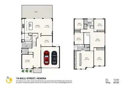 Floorplan of Homely house listing, 7A Bulli Street, Hendra QLD 4011