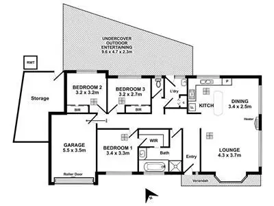 Floorplan of Homely house listing, 27 Sturt Approach, Flagstaff Hill SA 5159