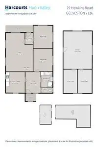 Floorplan of Homely house listing, 22 Hawkins Rd, Geeveston TAS 7116