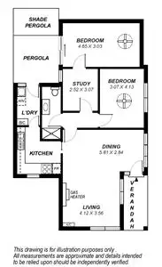 Floorplan of Homely unit listing, 1/23 Heathpool Road, Heathpool SA