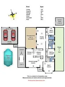 Floorplan of Homely house listing, 23 Cumbria Way, Craigmore SA 5114