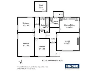 Floorplan of Homely house listing, 50 Montagu Bay Road, Montagu Bay TAS 7018